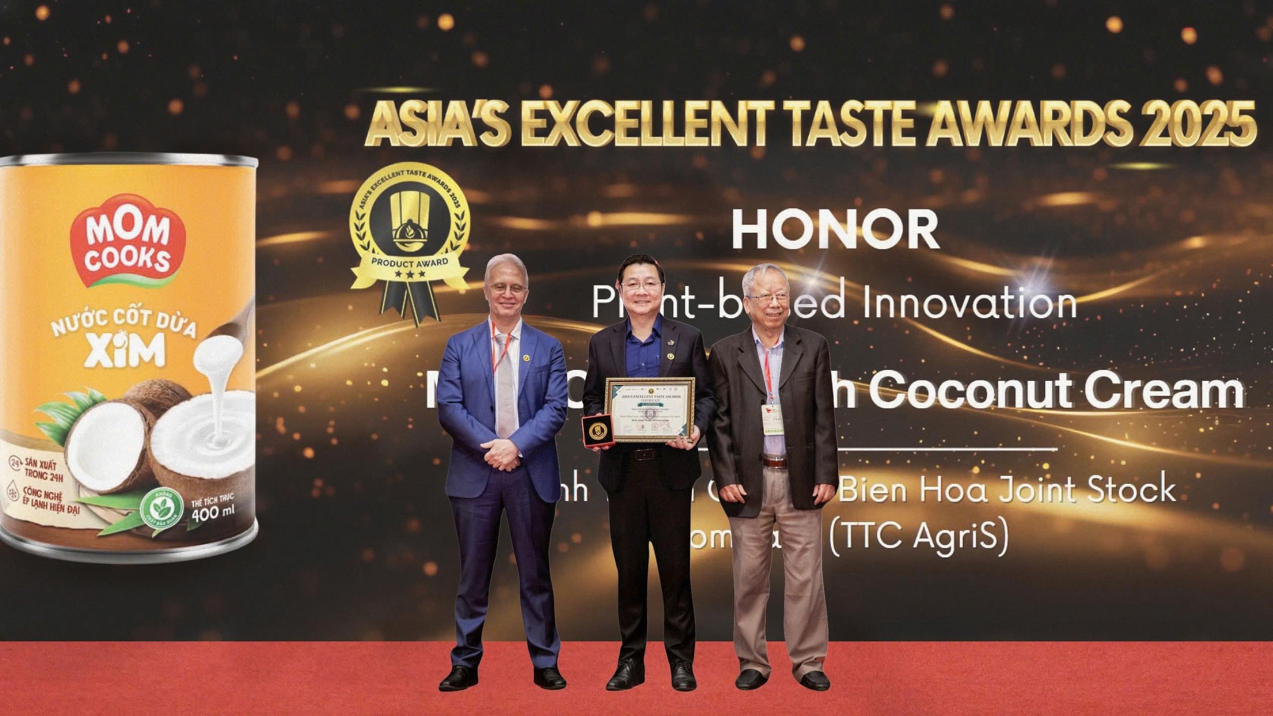 Nước cốt dừa XIM Mom Cooks và Đường mía lỏng Biên Hòa được vinh danh 